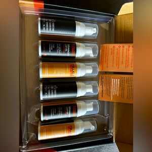 Hair & beard growth, 6 bottles 5 full 1 50% full. Follicular 5% foam. Minoxidil